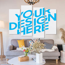 Cargar imagen en el visor de la galería, Cuadro imagen Pintura 4 paneles colgantes diseño cuádruple de una sola imagen (combinación vertical) GY0903228 Personalizado Personalizada con Foto, Texto o Logo