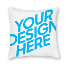 Cargar imagen en el visor de la galería, Funda de Almohada de Lona con Impresión a Una Cara (2 Piezas / Paquete) de Personalizado Personalizada con Foto, Texto o Logo