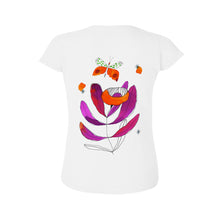 Cargar imagen en el visor de la galería, Camiseta de manga corta Deportiva para Mujer de Algodón FS0803018 Personalizada con Impresión Delantera y Trasera con Foto Logo Patrón Texto