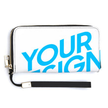 Cargar imagen en el visor de la galería, Cartera Larga (Versión Horizontal) de PU con Diseño Personalizado de Tus Imagenes o Textos Online