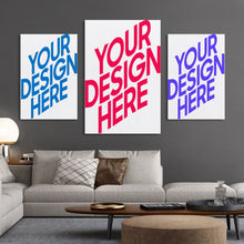 Cargar imagen en el visor de la galería, Póster Cuadro Imagen Lienzo Pintura Colgante de 3 Paneles en Combinación Vertical / Cuadro de Lienzo con Pintura de 3 paneles / Cuadros de Pared de 3 partes GY0903234 Personalizado Personalizada con Foto, Texto o Logo