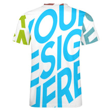 Cargar imagen en el visor de la galería, Camiseta algodón puro estampado manga corta para hombre ay001 Personalizada con Impresión Completa de múltiples imágenes con Foto Logo Patrón Texto