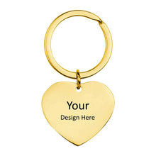 Cargar imagen en el visor de la galería, Llavero Redondo / Llavero de Hueso / Corazón / Gato / Estrella JJ0529156 Grabado Personalizado con Texto Nombre