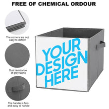 Cargar imagen en el visor de la galería, Caja de Almacenaje Plegable con Diseño Personalizado Personalizada de Tus Textos o Fotos