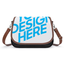 Cargar imagen en el visor de la galería, Bolso de Cuero PU de Inyección Directa con Diseño Personalizado de Tu Texto o Imagen