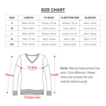 Cargar imagen en el visor de la galería, Suéter Jersey Suave con Cuello en V para Mujer MY02 con Diseño Personalizado con Impresión Completa de una imagen con Foto Logo Patrón Texto