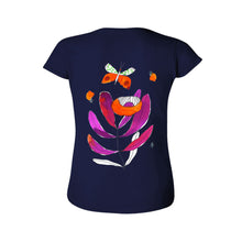 Cargar imagen en el visor de la galería, Camiseta de manga corta Deportiva para Mujer de Algodón FS0803018 Personalizada con Impresión Delantera y Trasera con Foto Logo Patrón Texto