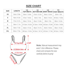 Cargar imagen en el visor de la galería, Bandeau Bikini Sexy con Tirantes de Mujer S100D55 Personalizado con Impresión Completa de múltiples imágenes con Foto Logo Patrón Texto