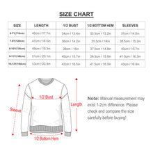 Cargar imagen en el visor de la galería, Suéter Holgado Jersey Casual Suave con Cuello en V para Niñas Chicas MY04 Personalizado con Impresión Completa con Foto Logo Patrón Texto