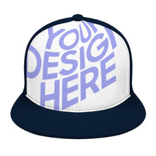 Cargar imagen en el visor de la galería, Gorra de Béisbol con Borde Plana Ajustable Snapback para Mujer Hombre FS0809061 Personalizada Impresión de Una Imagen con Foto Logo Patrón Texto