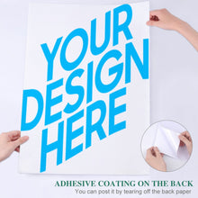 Cargar imagen en el visor de la galería, Póster Autoadhesivo (Versión Vertical) con Diseño Personalizado Personalizada de Tus Fotos o Textos