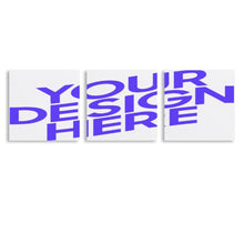 Cargar imagen en el visor de la galería, Cuadro completo de estilo cuadrado, Póster Colgante de 3 paneles, Cuadro de Lienzo, 3 partes GY0903218 Pintura de Lienzo Personalizado Personalizada con Foto, Texto o Logo