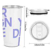 Cargar imagen en el visor de la galería, Taza de Coche / Taza Termo de Café de Acero Inoxidable 304 para Viaje JJ0520201 Personalizada con Impresión Completa de Una Imagen con Foto Logo Patrón Texto