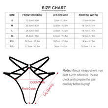 Cargar imagen en el visor de la galería, Sexy T-back Tanga String para Mujer NZ066 Personalizado con Impresión Completa de una imagen con Foto Logo Patrón Texto