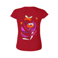 Cargar imagen en el visor de la galería, Camiseta de manga corta Deportiva para Mujer de Algodón FS0803018 Personalizada con Impresión Delantera y Trasera con Foto Logo Patrón Texto