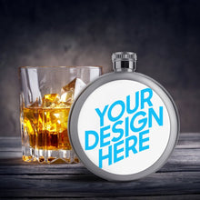 Cargar imagen en el visor de la galería, Petaca de Alcohol (Pegatina de Acrílico) con Diseño Personalizado Personalizada de Tus Fotos o Textos