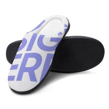 Cargar imagen en el visor de la galería, Pantuflas de Algodón para hombre FS0807018 Personalizadas con Impresión Completa con Foto Logo Patrón Texto