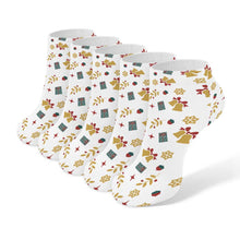 Cargar imagen en el visor de la galería, Calcetines cortos transpirables Calcetines deportivos (5 pares del mismo diseño) para mujer hombre FS0808023 Personalizados con impresión completa con Foto Logo Patrón Texto