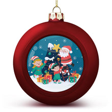 Cargar imagen en el visor de la galería, Bolas Navideñas Grandes / Bola de Navidad Personalizadas Impresion Completa de Una Imagen con Nombre Foto Logotipo Patrón Texto