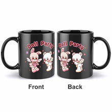 Cargar imagen en el visor de la galería, Taza Negra de Cerámica Asa Grande Para Café Té Cacao JJ0520120 Personalizada con Foto Logo Patrón Texto