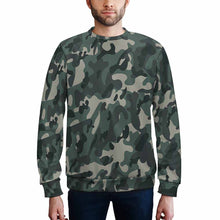 Cargar imagen en el visor de la galería, Sudadera sin capucha casual con estampado para hombre FS0816074 Personalizada con Impresión Completa de una imagen con Foto Logo Patrón Texto