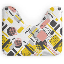 Cargar imagen en el visor de la galería, Alfombrilla en forma de U Alfombra de vellón de coral Personalizada con Foto Logo Patrón Texto (impresión completa de una imagen)