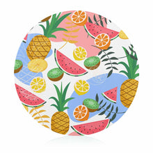 Cargar imagen en el visor de la galería, Tabla de Cortar Redonda / Tabla de Corte de Vidrio Templado para Cocina Hogar JJ0522208 Personalizada Impresion Completa de Una Imagen con Foto Logo Patrón Texto