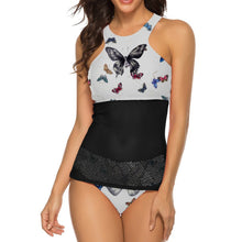 Cargar imagen en el visor de la galería, Tankini / Bañador Escote Halter FT5132 Personalizado con impresión completa con Foto Logo Patrón Texto