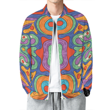 Cargar imagen en el visor de la galería, Chaqueta de Béisbol para Otoño Invierno para Hombre WY10 Personalizada con Impresión Completa de Múltiples Imágenes con Foto Logo Patrón Texto