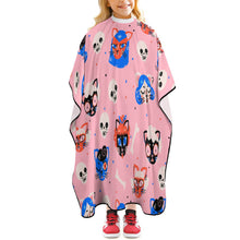 Cargar imagen en el visor de la galería, Capa Peluquería Infantil Bata de Corte de Pelo Delantal Impermeable de Afeitar Salón para Niños JJ0522084 Personalizada Impresion Completa de Una Imagen con Foto Logotipo Patrón Texto