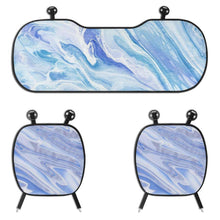 Cargar imagen en el visor de la galería, Juego de Cojines de Seda de Hielo para Coche QC1104029 Personalizado Impresión Completa de Dos Imágenes con Foto Logo Patrón Texto