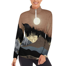 Cargar imagen en el visor de la galería, Top Deportivo con Cierre Manga Larga para Yoga Deporte Correr para Mujer SDS007 Personalizado con Impresión Completa de Múltiples Imágenes con Foto Logo Patrón Texto