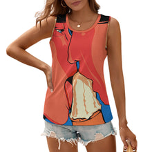 Cargar imagen en el visor de la galería, Chaleco Halter Camiseta sin manga con Cuello Redondo YB Personalizado con impresión completa de una sola imagen con Foto Logo Patrón Texto