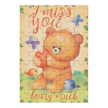 Cargar imagen en el visor de la galería, Puzzle Rompecabezas Versión Vertical de Madera Reutilizable para Niños Adolescentes Adultos GY0907012 Personalizado con impresión completa con Foto Texto Patrón