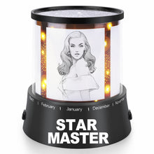 Cargar imagen en el visor de la galería, Lámpara de Proyección de Cielo Estrellado con Diseño Personalizado Personalizada de Tus Fotos o Textos