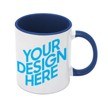 Cargar imagen en el visor de la galería, JJ0504002 Mug de Color Interior y Asa con Impresión Térmica de Diseño Personalizado con Tus Textos o Fotos Online