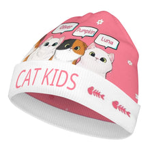 Cargar imagen en el visor de la galería, Gorro Tejido con Estampado / Gorro de Punto Infantil Invierno para Niños Niñas YT1205080 Personalizado Impresion Completa de Una Imagen con Foto Logo Patrón Texto