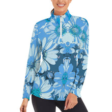 Cargar imagen en el visor de la galería, Chaqueta Deportivo / Top Deportivo de Yoga Manga Larga con Cremallera para Deporte Correr para Mujer SDS007 Personalizada con Impresión Completa de Una Imágenes con Foto Logo Patrón Texto