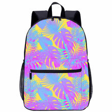 Cargar imagen en el visor de la galería, Mochila Infantil de 17 Pulgadas Grande Capacidad con Bolsillo de Cremallera para Adultos Ninos Estudiantes Trabajo XB0604086 Personalizada Impresion Completa con Foto Logo Patrón Texto