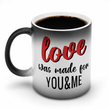 Cargar imagen en el visor de la galería, Taza de Cerámica Color Cambiado Imágenes Diferentes en Ambos Lados JJ0520156 Personalizada con Foto Logo Patrón Texto