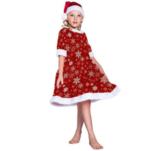 Cargar imagen en el visor de la galería, Vestido de Navidad Fiesta para Niños Niñas Chicas JJ0525021 Personalizado con Impresión Completa con Foto Logo Patrón Texto