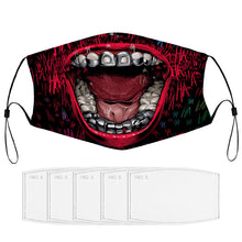 Cargar imagen en el visor de la galería, Mascarilla Antipolvo Reutilizable Lavable con múltiples filtros para Adultos JJ0521017 Personalizada Impresion Completa de Una Imagen con Foto Logo Patrón Texto