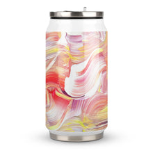 Cargar imagen en el visor de la galería, Taza tipo lata de aluminio de 304 Acero Inoxidable Reutilizable Estampada Completa con Tapa y Pajita para Cola Café Bebida JJ0520165 Personalizada con Foto Logo Patrón Texto