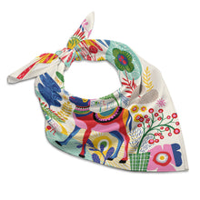 Cargar imagen en el visor de la galería, Bufanda Cuadrada de Satén / Pañuelo de Seda para Mujer FZ0801000 Personalizada con Impresión con Foto Logo Patrón Texto