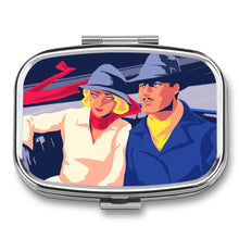 Cargar imagen en el visor de la galería, Pastillero Cuadrado Metalico Portátil JJ0521162 Personalizado Impresión con Foto Logo Patrón Texto Imágen