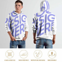 Cargar imagen en el visor de la galería, Sudadera Casual Bolsillo Grande con Capucha para Adultos mujer hombre FS0816043 Personalizada con Impresión Completa con Foto Logo Patrón Texto