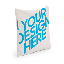 Cargar imagen en el visor de la galería, Funda de Cojín de Algodón y Lino con Impresión a Doble Cara de Diseño Personalizado con Tu Foto o Texto