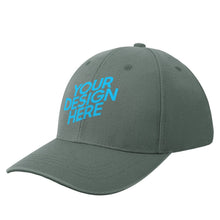 Cargar imagen en el visor de la galería, Gorra de béisbol curvada deportiva de poliéster para mujer hombre FS0809024 Personalizado con Foto Logo Patrón Texto