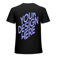 Cargar imagen en el visor de la galería, Camiseta 100% Algodón de manga corta suave para hombre FS0803130 Personalizada con Impresión Trasera de una imagen con Foto Logo Patrón Texto