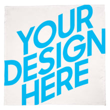 Cargar imagen en el visor de la galería, Bufanda Cuadrada de Satén / Pañuelo de Seda para Mujer FZ0801000 Personalizada con Impresión con Foto Logo Patrón Texto